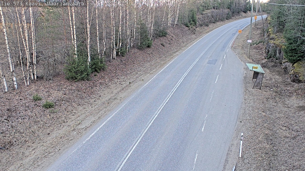 Weather Camera Image Väg 573 Kaavi, Maarianvaara, Kaavi, Pohjois-Savo