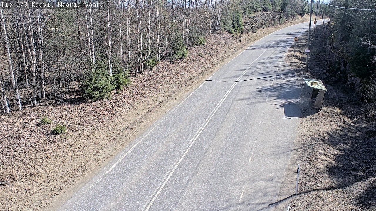 Weather Camera Image Väg 573 Kaavi, Maarianvaara, Kaavi, Pohjois-Savo