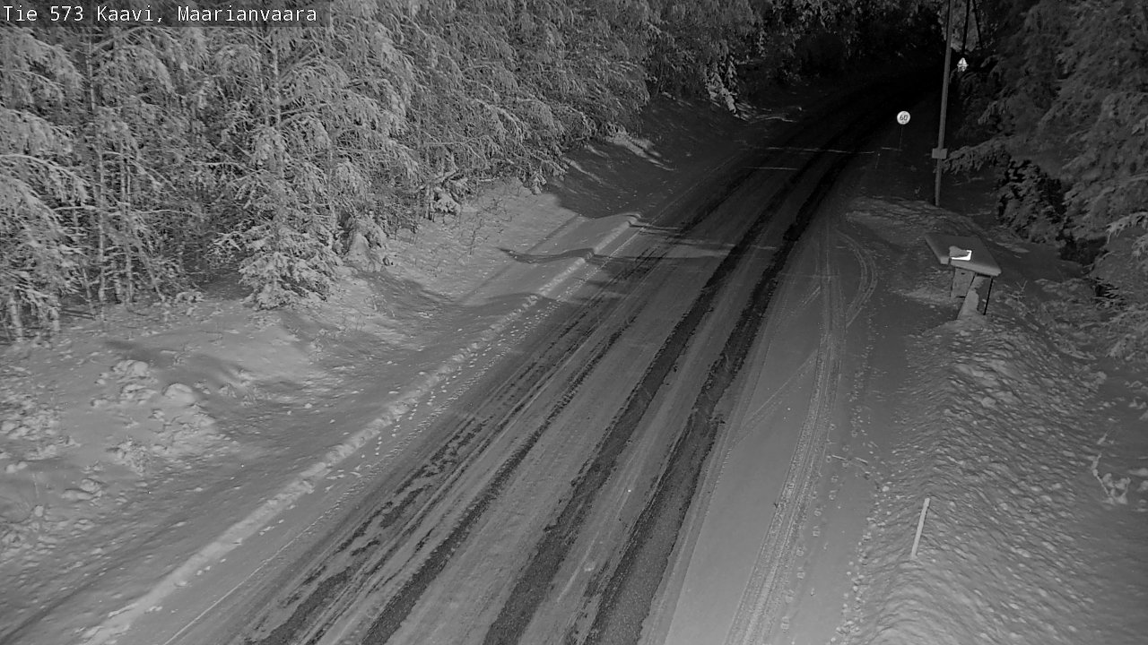 Weather Camera Image Väg 573 Kaavi, Maarianvaara, Kaavi, Pohjois-Savo