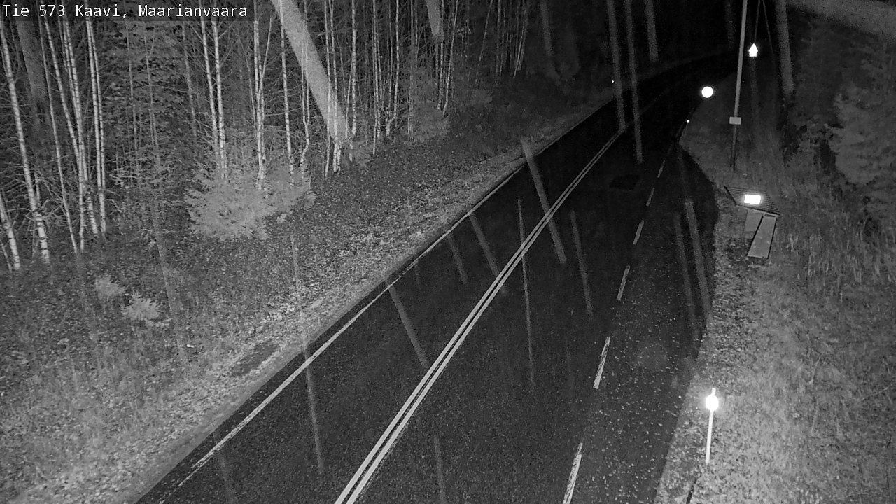 Weather Camera Image Väg 573 Kaavi, Maarianvaara, Kaavi, Pohjois-Savo