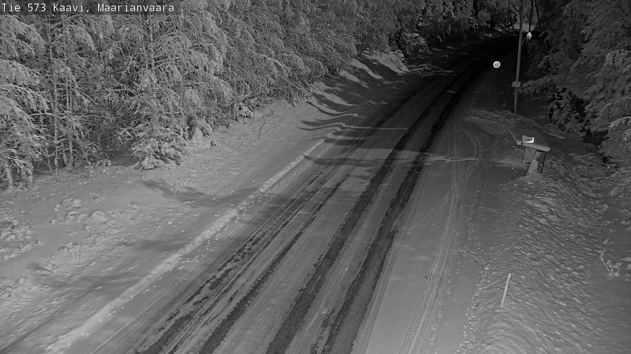 Weather Camera Image Road 573 Kaavi, Maarianvaara, Kaavi, Pohjois-Savo