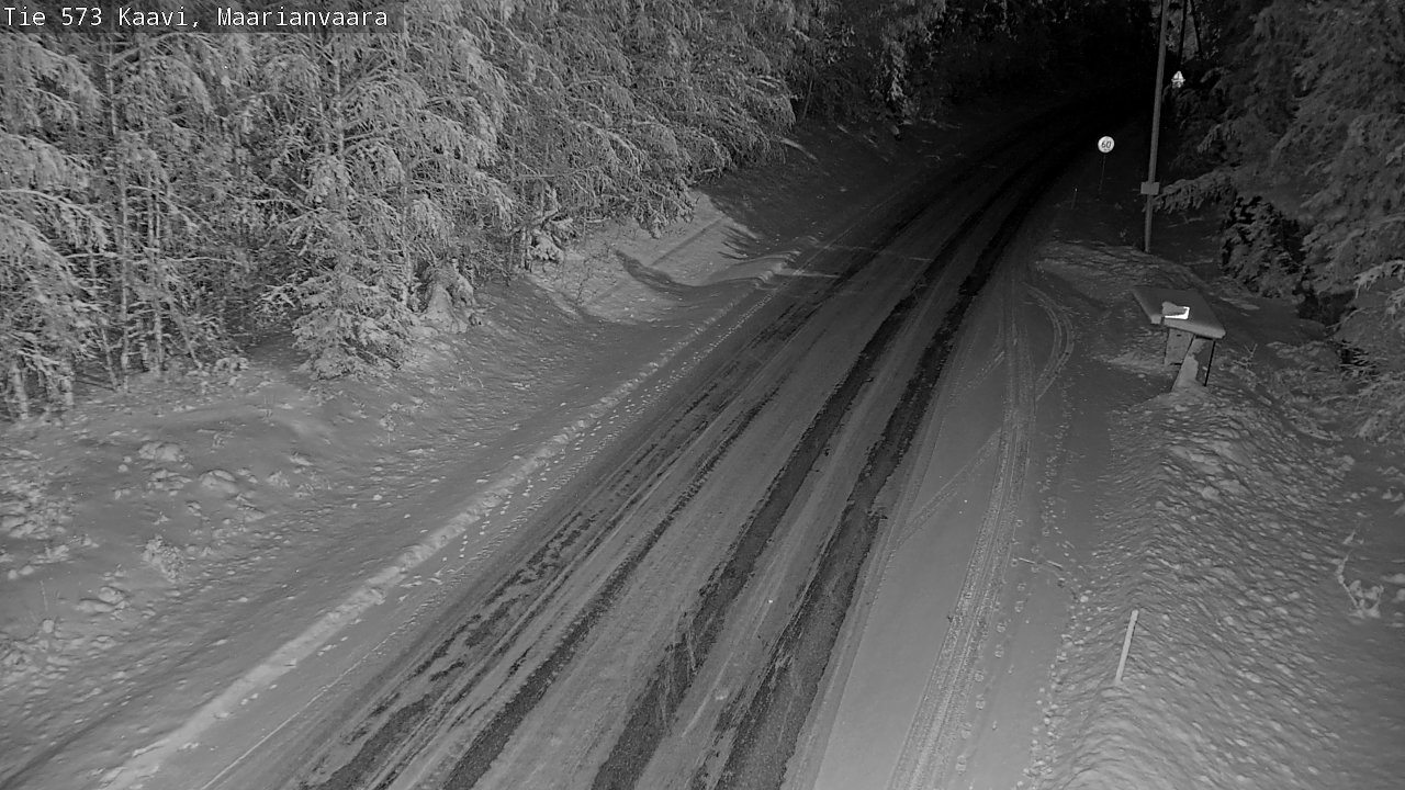 Weather Camera Image Väg 573 Kaavi, Maarianvaara, Kaavi, Pohjois-Savo