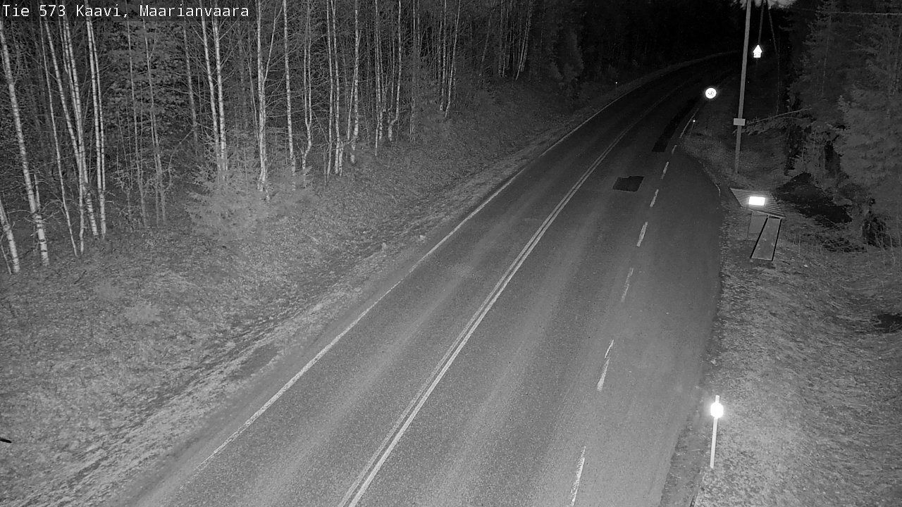 Weather Camera Image Väg 573 Kaavi, Maarianvaara, Kaavi, Pohjois-Savo