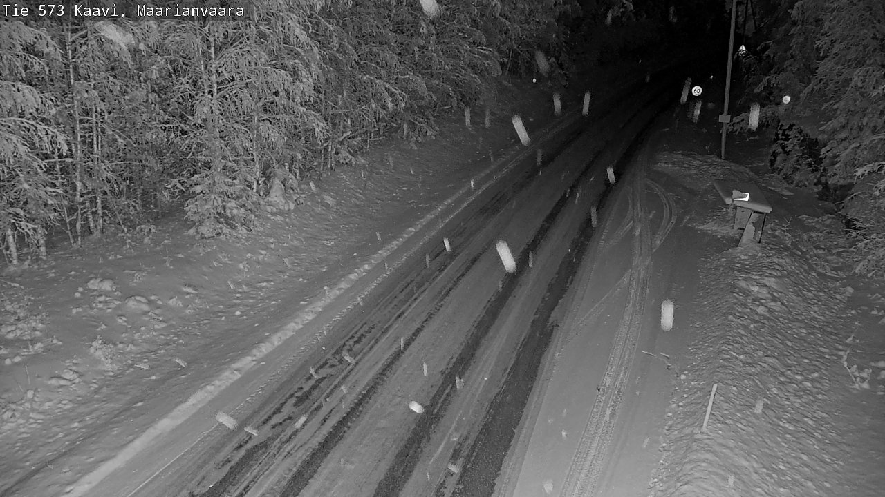 Weather Camera Image Road 573 Kaavi, Maarianvaara, Kaavi, Pohjois-Savo