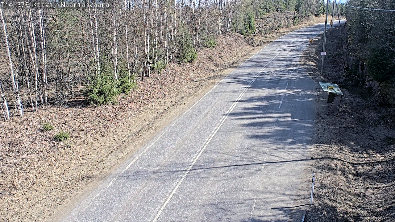 Weather Camera Image Väg 573 Kaavi, Maarianvaara, Kaavi, Pohjois-Savo