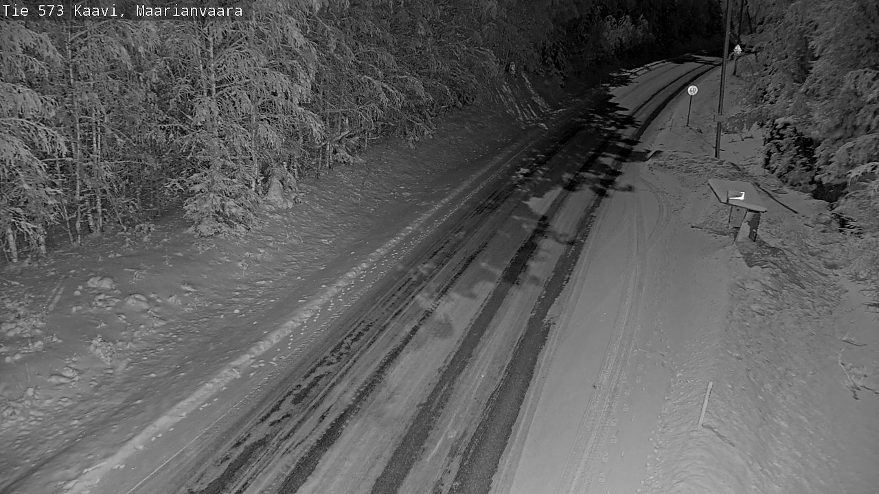 Weather Camera Image Road 573 Kaavi, Maarianvaara, Kaavi, Pohjois-Savo