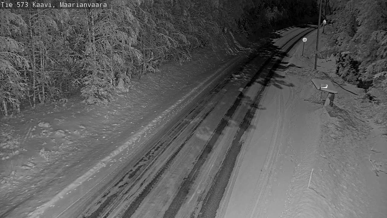 Weather Camera Image Road 573 Kaavi, Maarianvaara, Kaavi, Pohjois-Savo