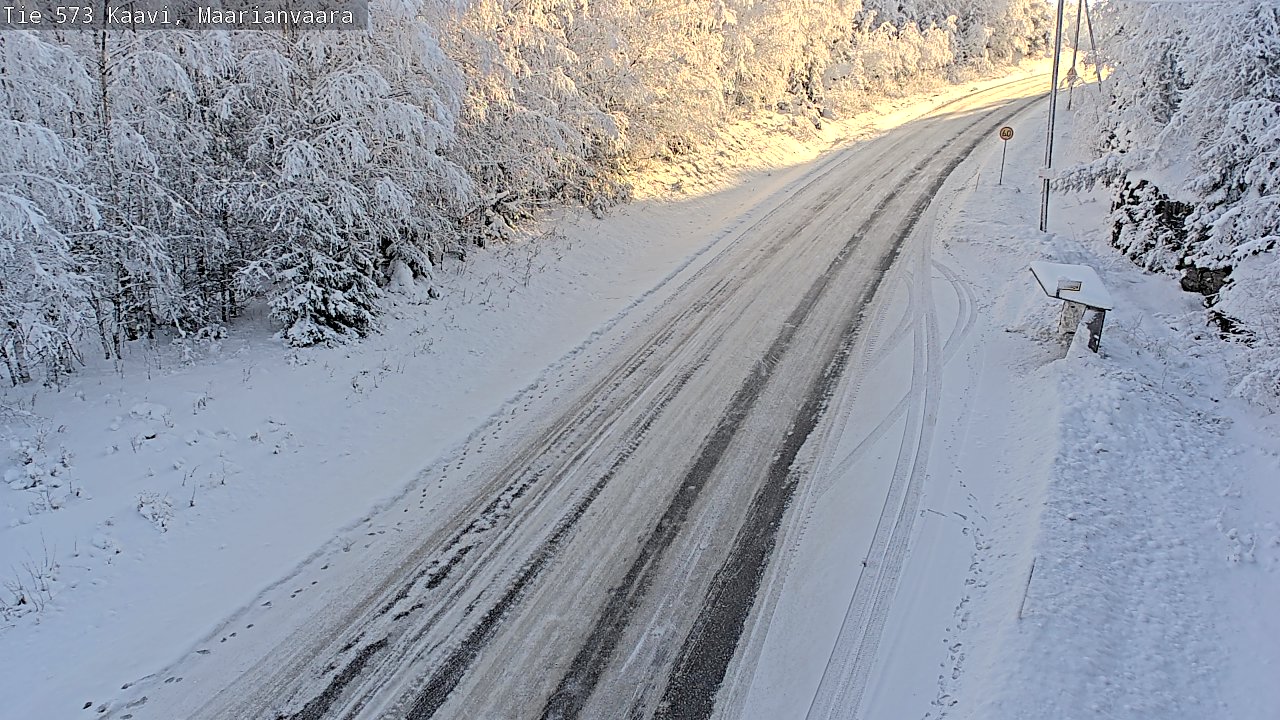 Weather Camera Image Road 573 Kaavi, Maarianvaara, Kaavi, Pohjois-Savo