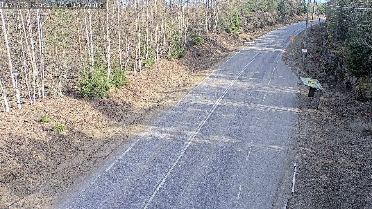 Weather Camera Image Väg 573 Kaavi, Maarianvaara, Kaavi, Pohjois-Savo