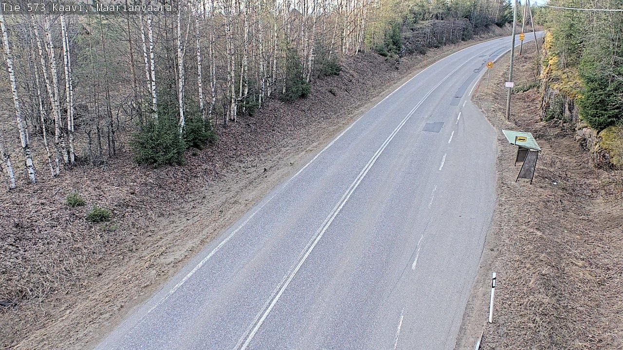 Weather Camera Image Road 573 Kaavi, Maarianvaara, Kaavi, Pohjois-Savo