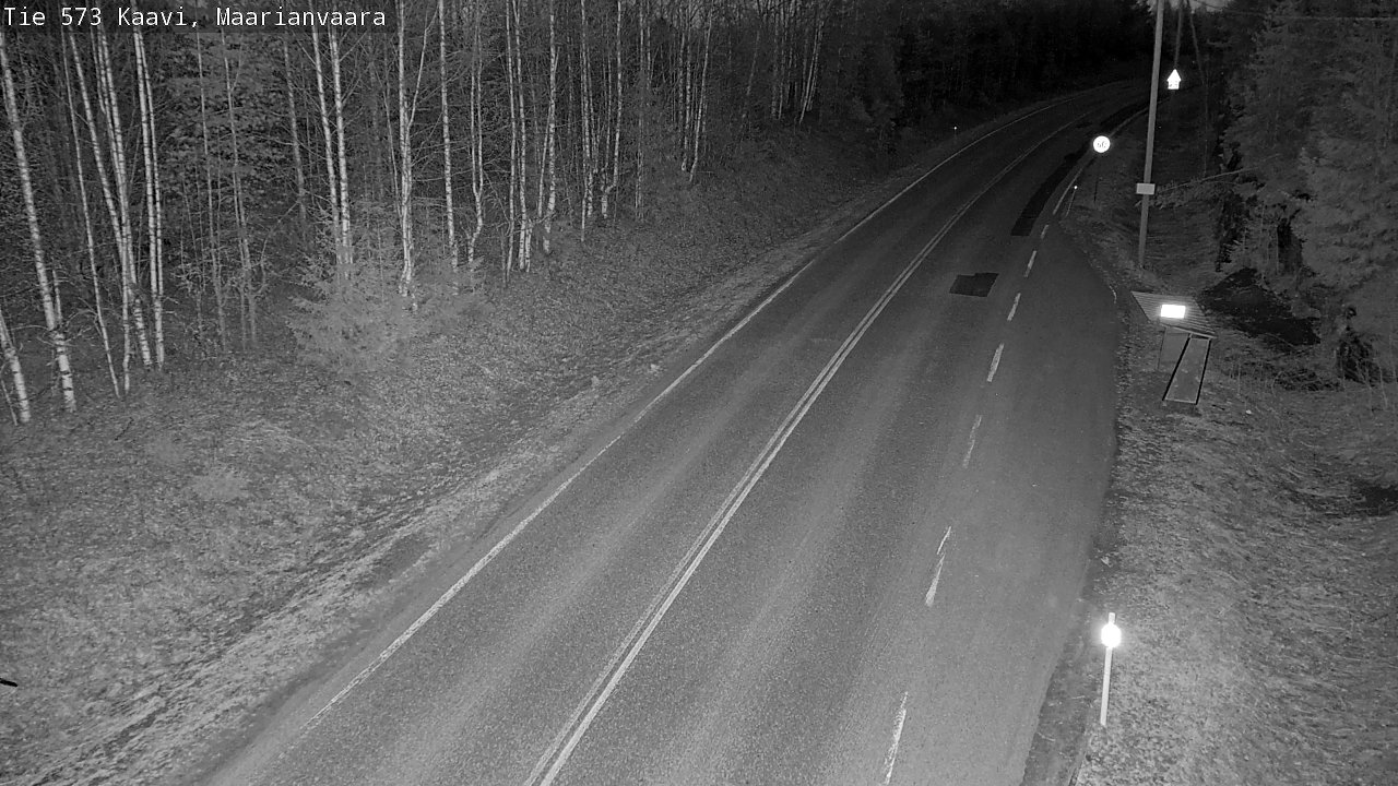 Weather Camera Image Väg 573 Kaavi, Maarianvaara, Kaavi, Pohjois-Savo