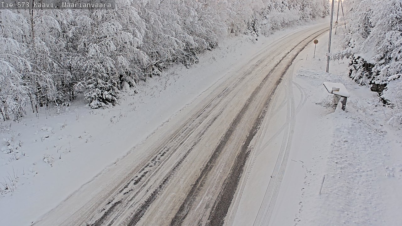 Weather Camera Image Road 573 Kaavi, Maarianvaara, Kaavi, Pohjois-Savo