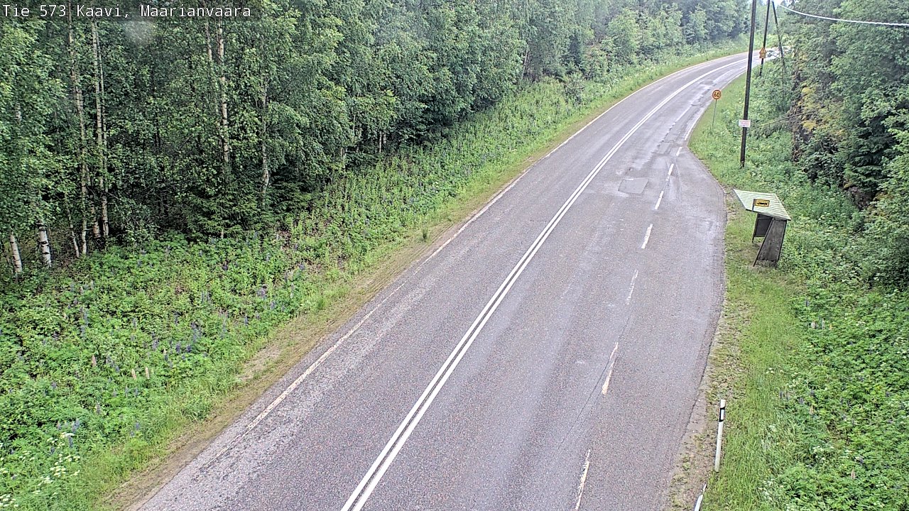Weather Camera Image Väg 573 Kaavi, Maarianvaara, Kaavi, Pohjois-Savo