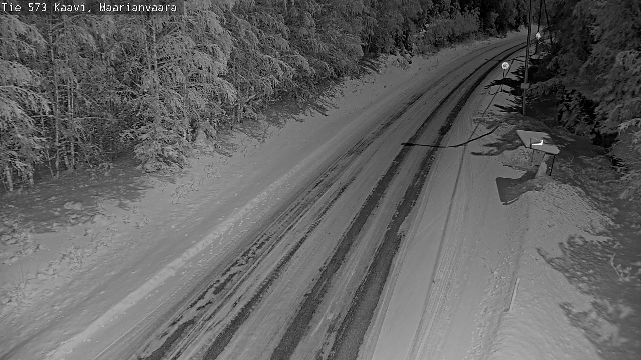 Weather Camera Image Road 573 Kaavi, Maarianvaara, Kaavi, Pohjois-Savo