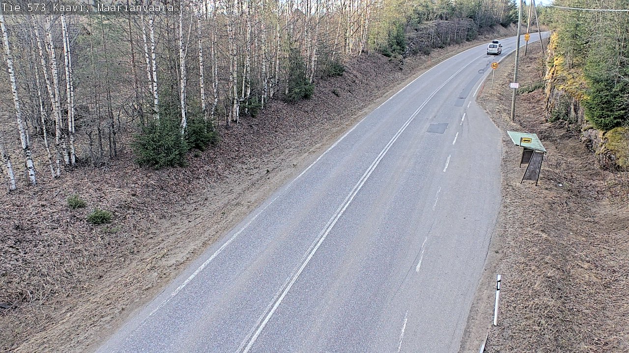 Weather Camera Image Road 573 Kaavi, Maarianvaara, Kaavi, Pohjois-Savo