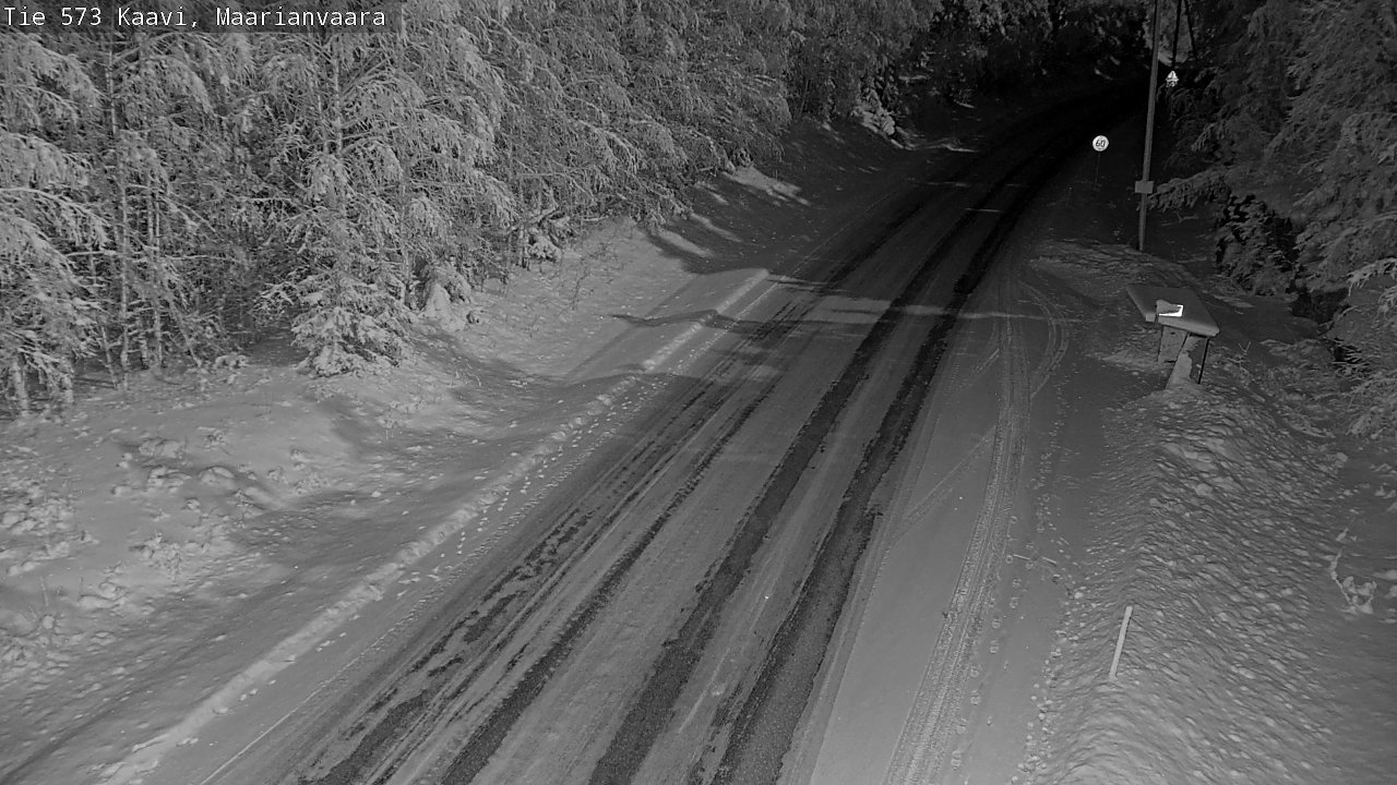 Weather Camera Image Väg 573 Kaavi, Maarianvaara, Kaavi, Pohjois-Savo