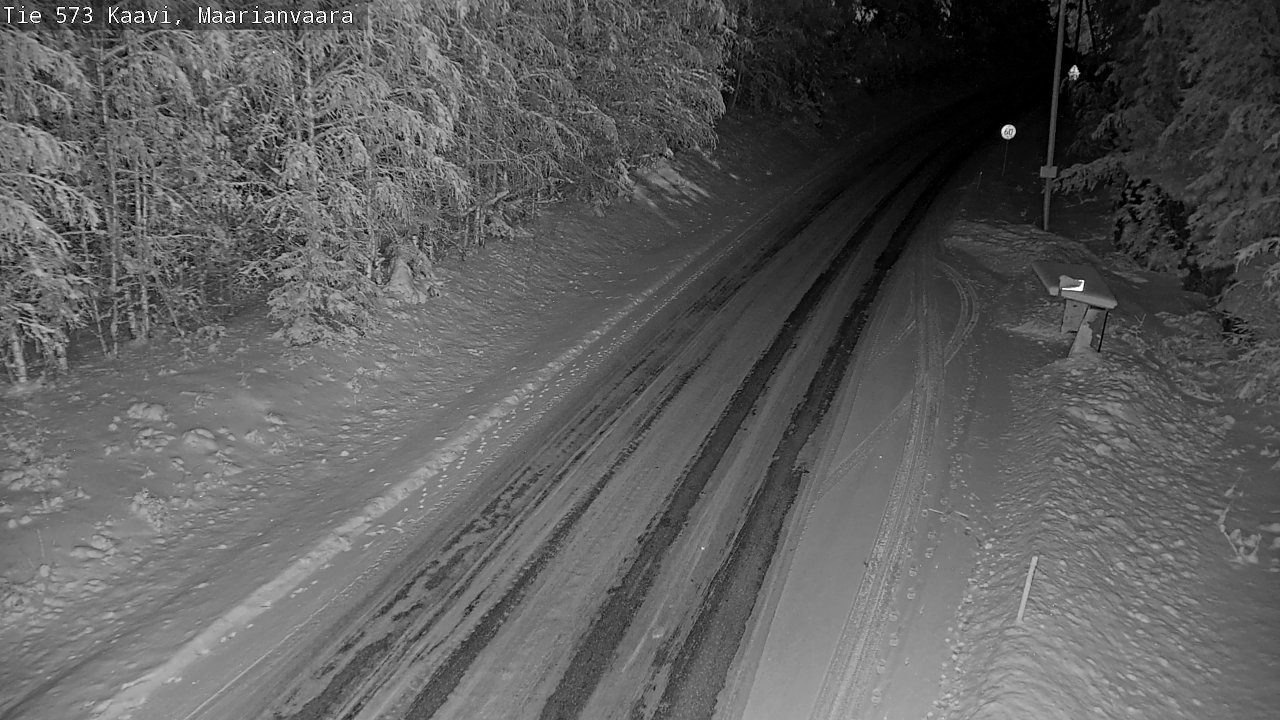 Weather Camera Image Väg 573 Kaavi, Maarianvaara, Kaavi, Pohjois-Savo