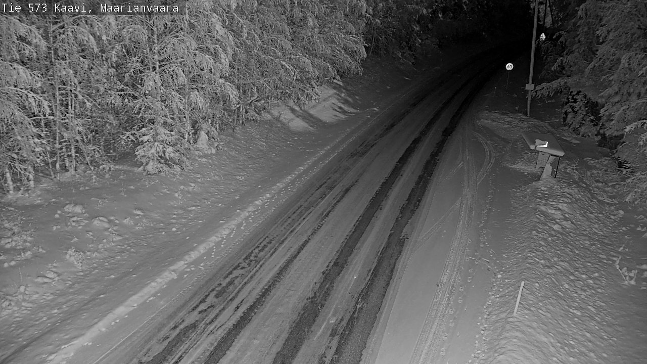 Weather Camera Image Väg 573 Kaavi, Maarianvaara, Kaavi, Pohjois-Savo