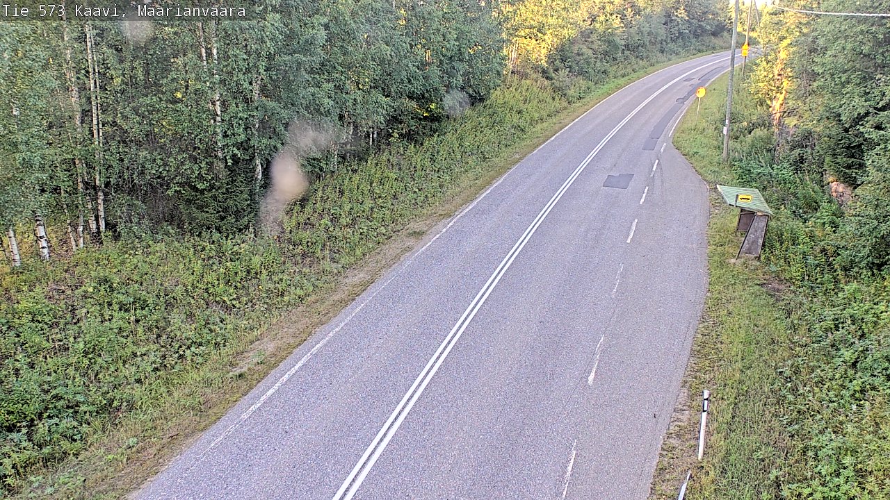 Weather Camera Image Road 573 Kaavi, Maarianvaara, Kaavi, Pohjois-Savo