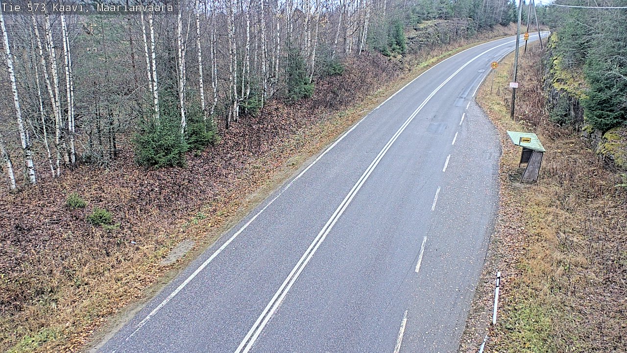 Weather Camera Image Väg 573 Kaavi, Maarianvaara, Kaavi, Pohjois-Savo