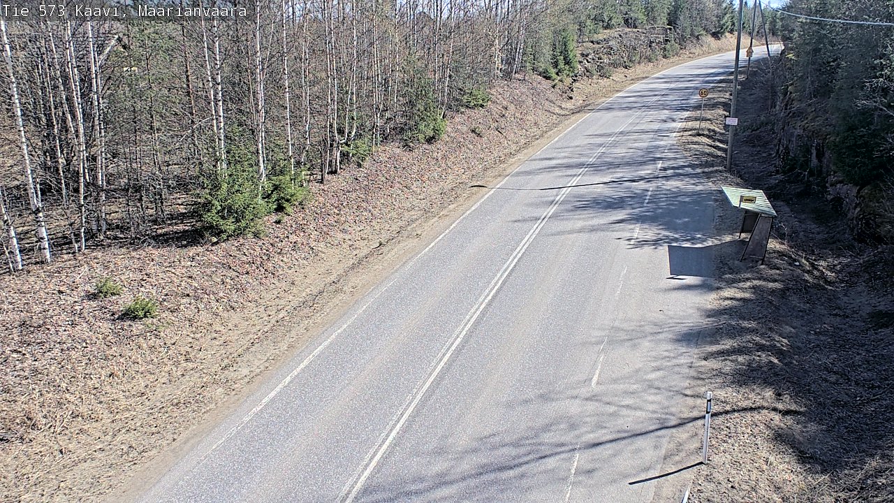 Weather Camera Image Väg 573 Kaavi, Maarianvaara, Kaavi, Pohjois-Savo