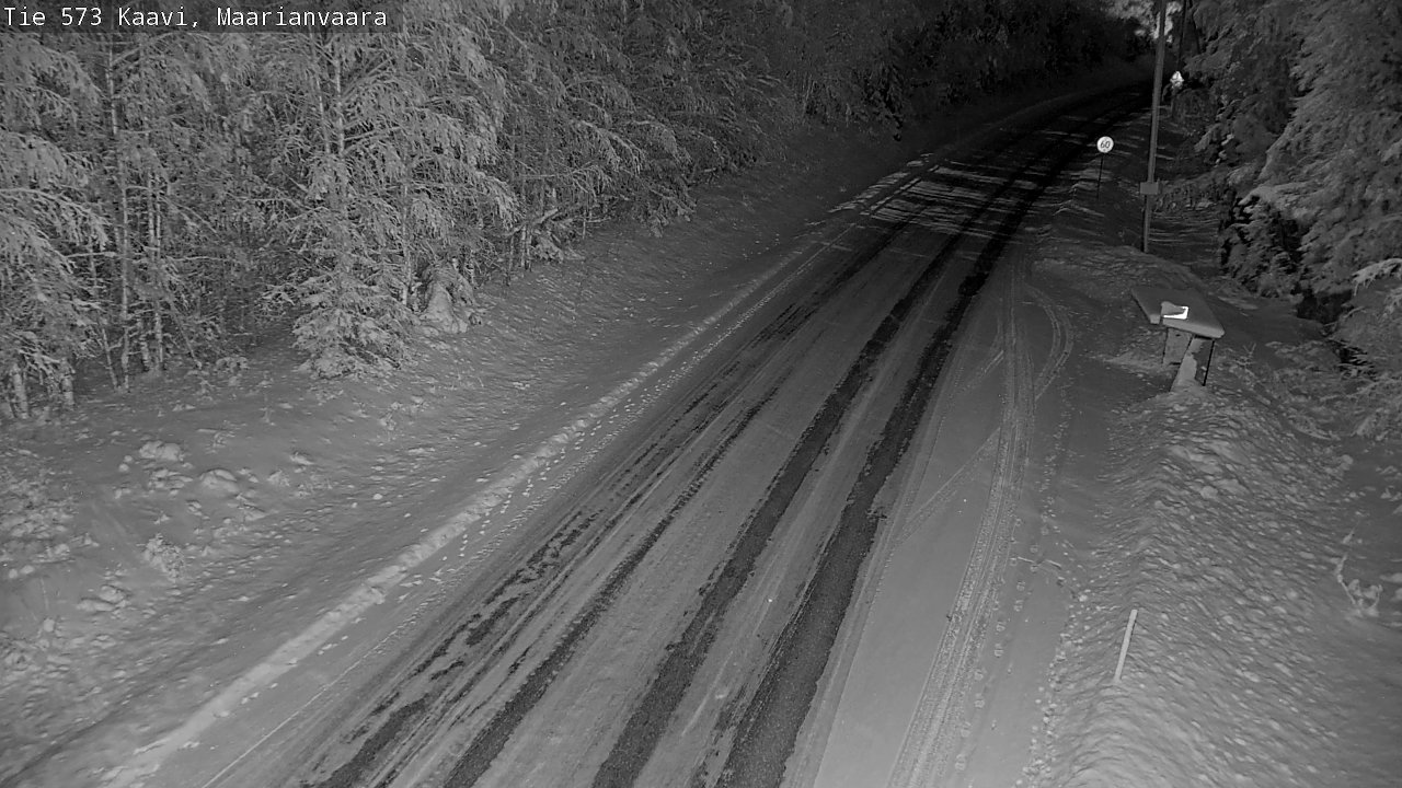 Weather Camera Image Road 573 Kaavi, Maarianvaara, Kaavi, Pohjois-Savo