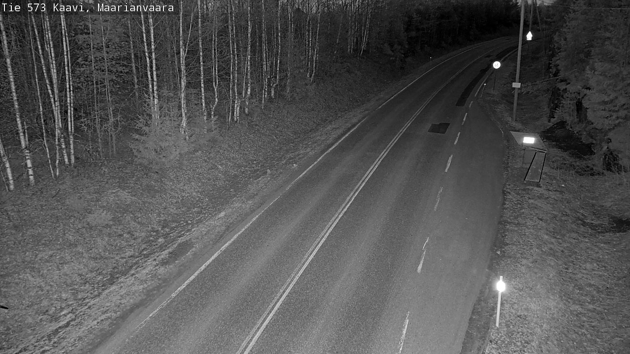 Weather Camera Image Väg 573 Kaavi, Maarianvaara, Kaavi, Pohjois-Savo