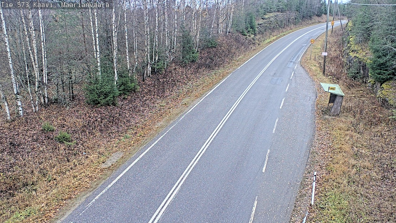 Weather Camera Image Väg 573 Kaavi, Maarianvaara, Kaavi, Pohjois-Savo
