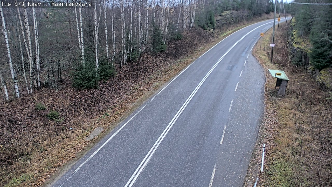 Weather Camera Image Väg 573 Kaavi, Maarianvaara, Kaavi, Pohjois-Savo