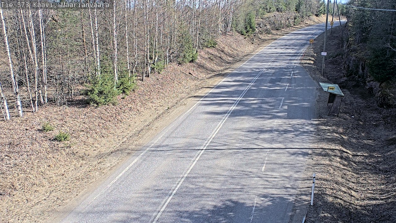 Weather Camera Image Väg 573 Kaavi, Maarianvaara, Kaavi, Pohjois-Savo