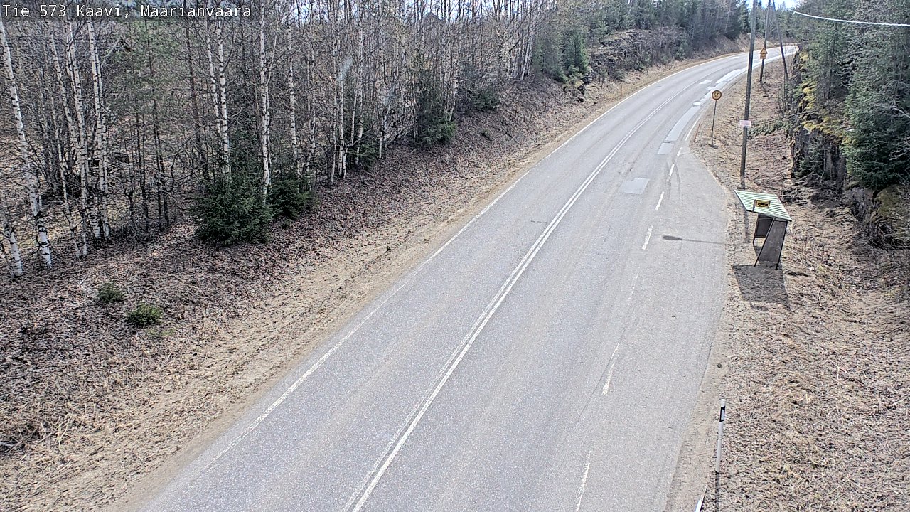 Weather Camera Image Väg 573 Kaavi, Maarianvaara, Kaavi, Pohjois-Savo