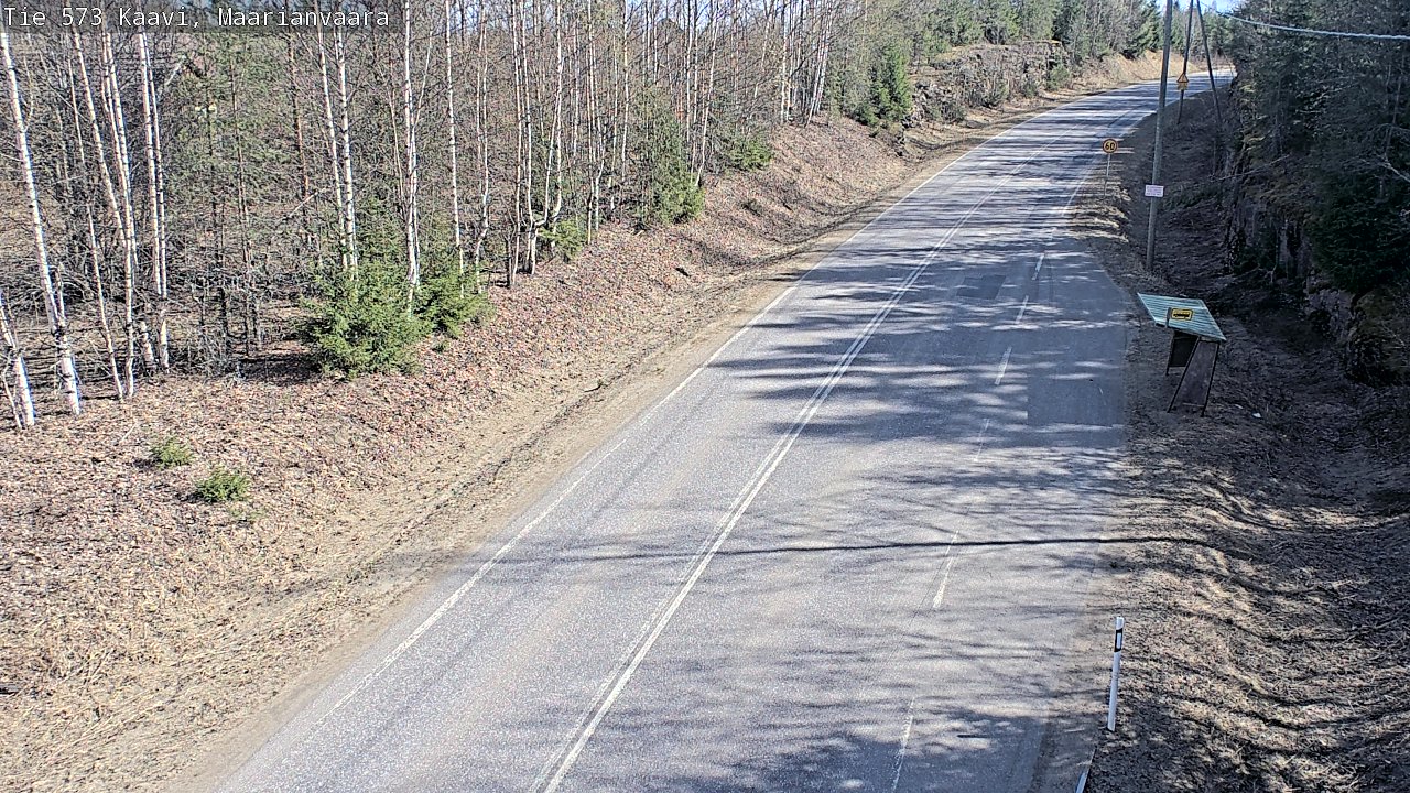Weather Camera Image Väg 573 Kaavi, Maarianvaara, Kaavi, Pohjois-Savo