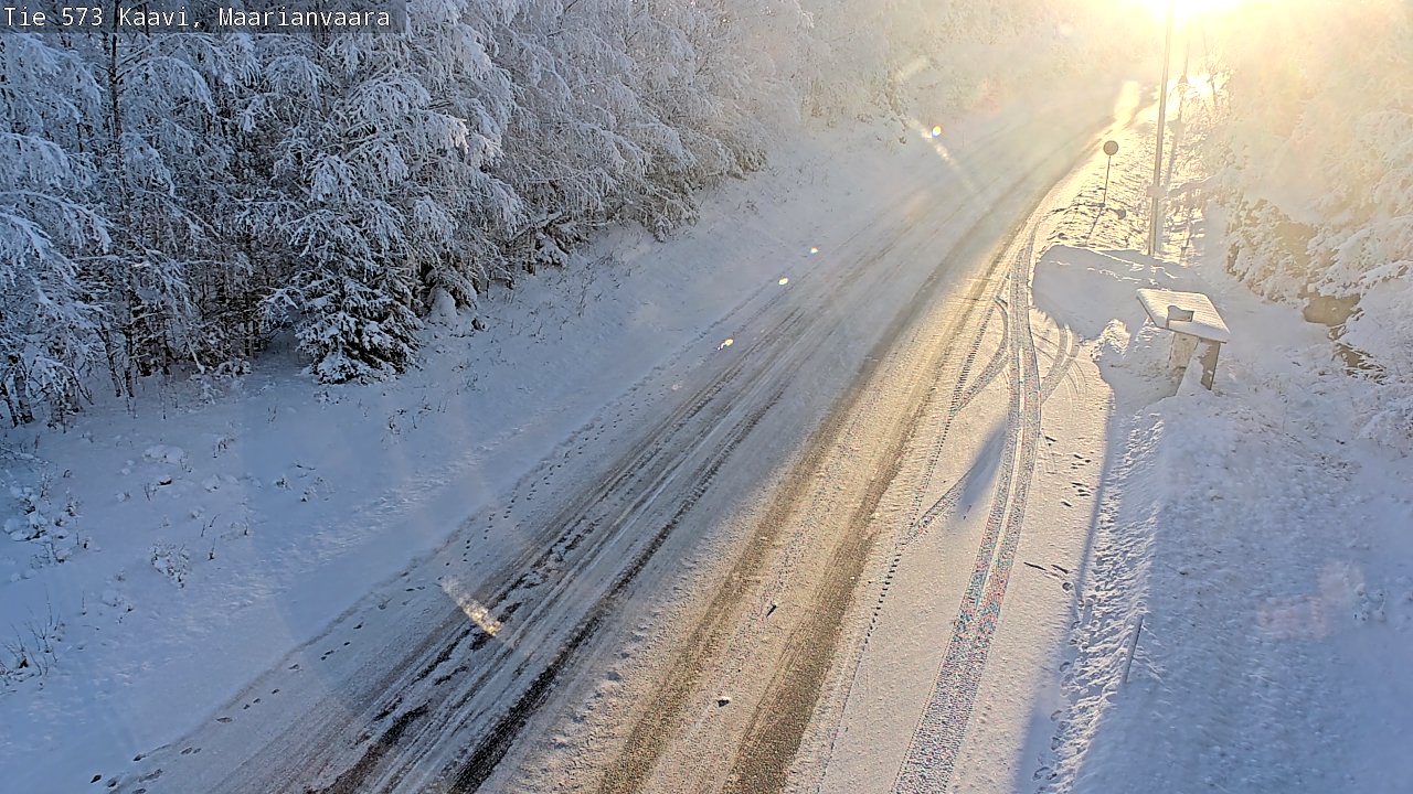 Weather Camera Image Road 573 Kaavi, Maarianvaara, Kaavi, Pohjois-Savo