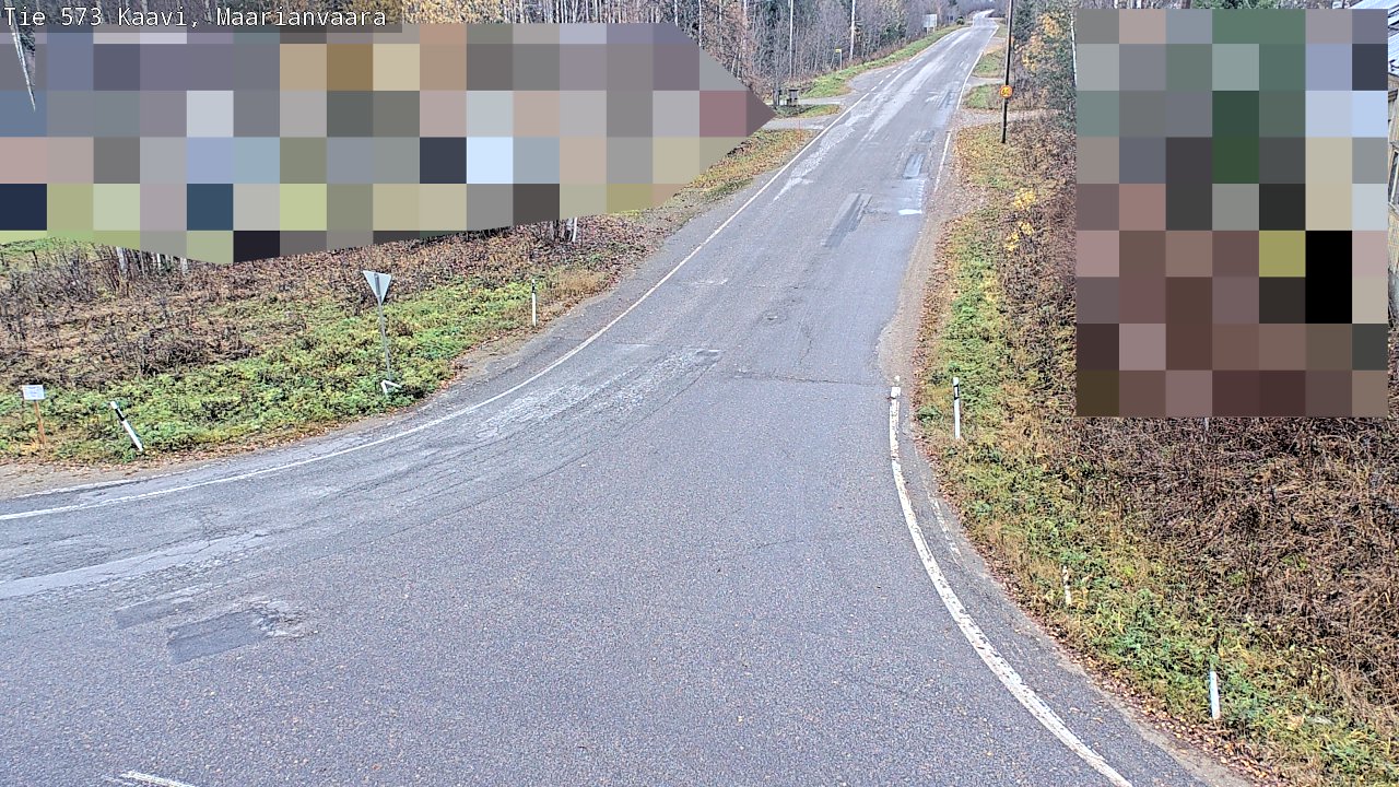 Weather Camera Image Väg 573 Kaavi, Maarianvaara, Kaavi, Pohjois-Savo