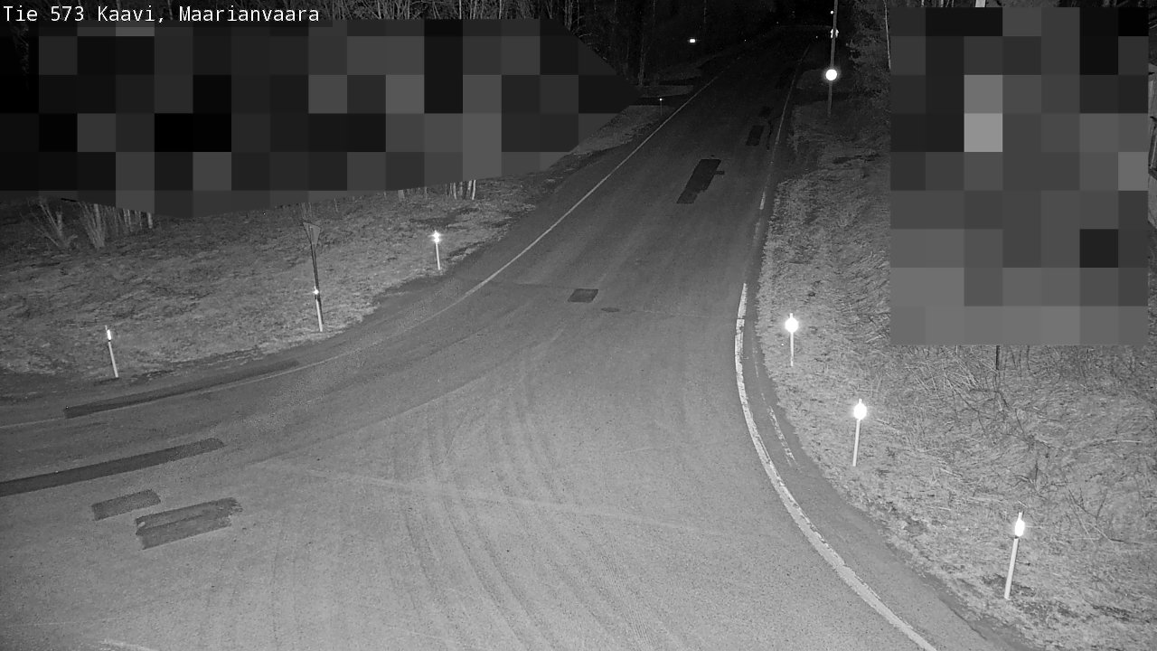 Weather Camera Image Väg 573 Kaavi, Maarianvaara, Kaavi, Pohjois-Savo