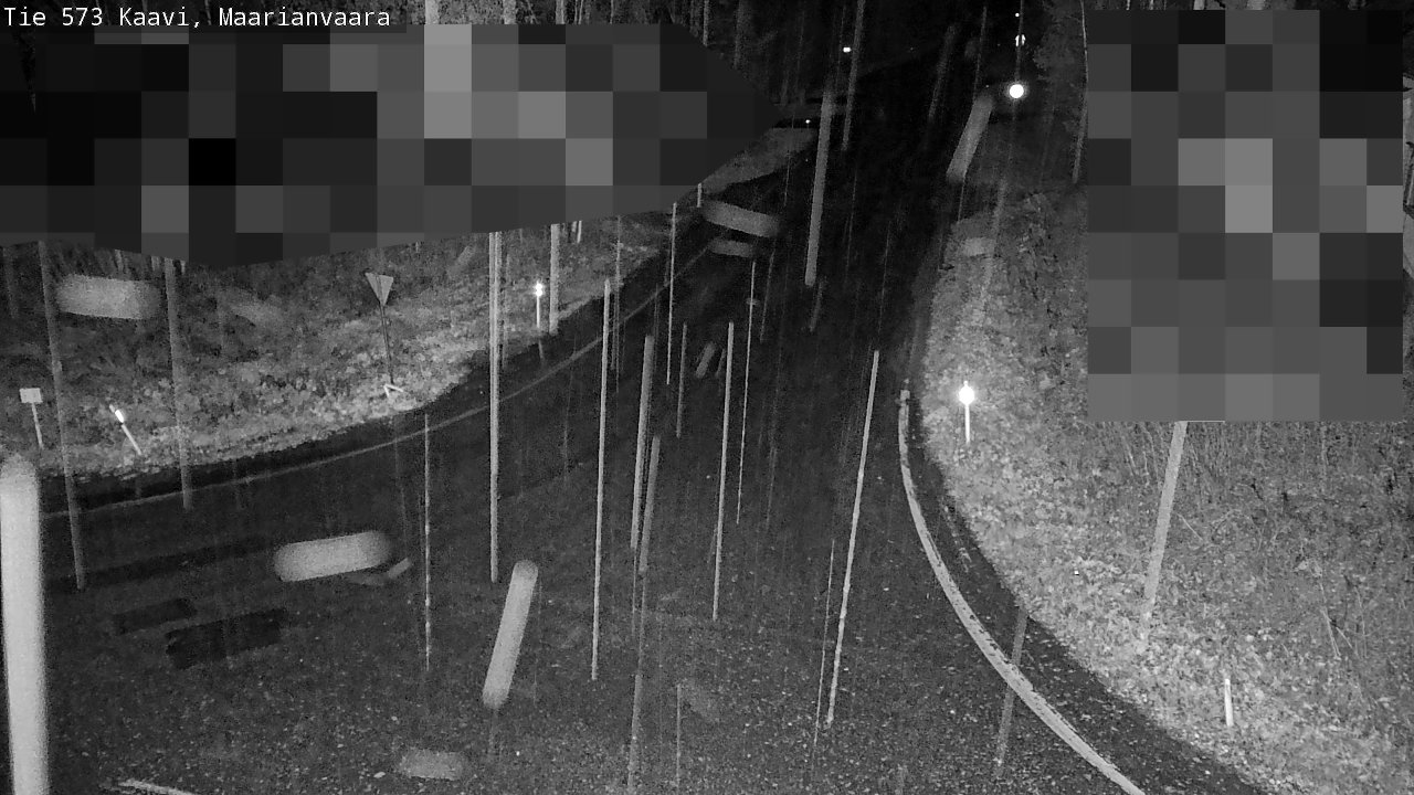 Weather Camera Image Väg 573 Kaavi, Maarianvaara, Kaavi, Pohjois-Savo