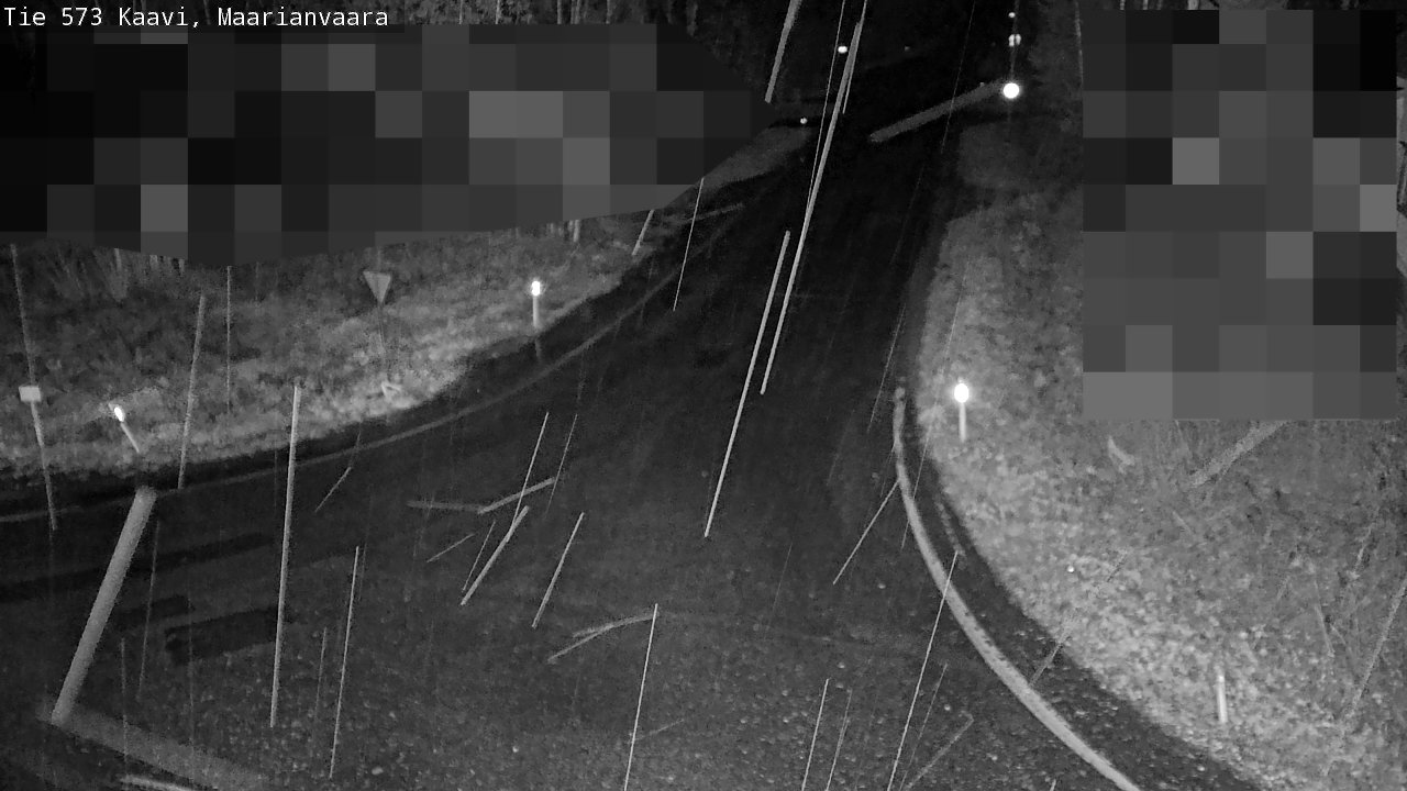 Weather Camera Image Väg 573 Kaavi, Maarianvaara, Kaavi, Pohjois-Savo