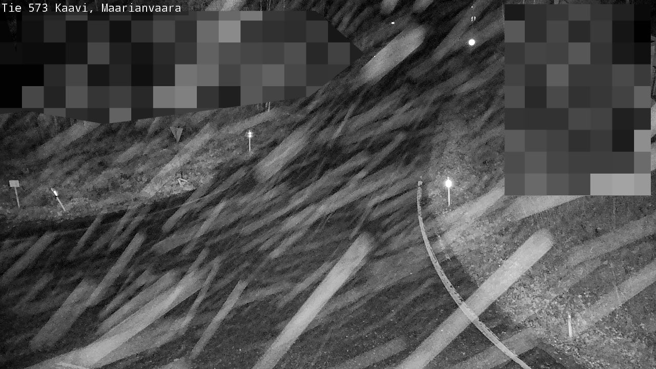 Weather Camera Image Road 573 Kaavi, Maarianvaara, Kaavi, Pohjois-Savo