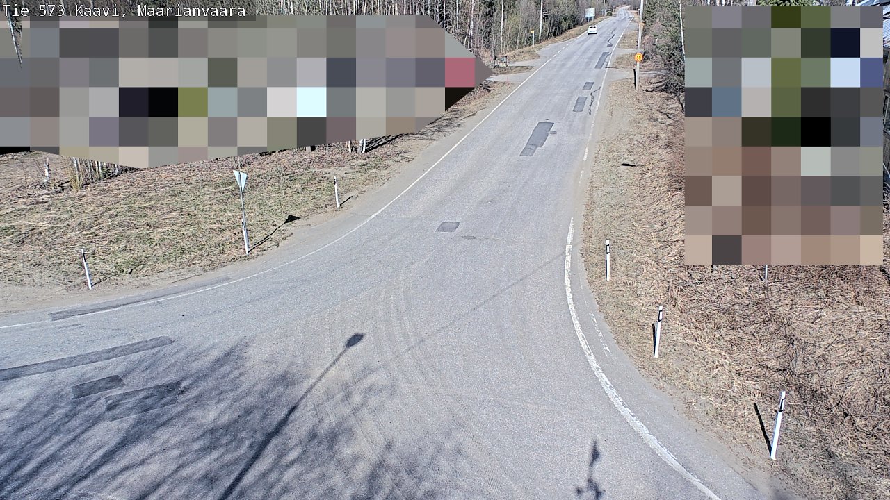 Weather Camera Image Väg 573 Kaavi, Maarianvaara, Kaavi, Pohjois-Savo
