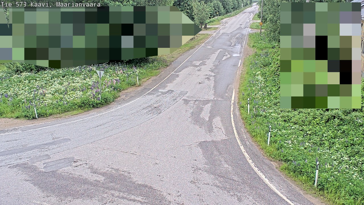 Weather Camera Image Road 573 Kaavi, Maarianvaara, Kaavi, Pohjois-Savo