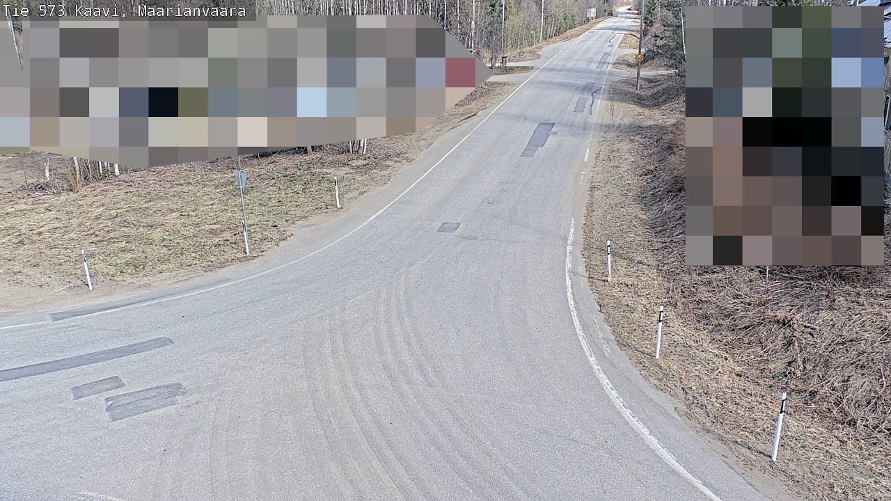 Weather Camera Image Väg 573 Kaavi, Maarianvaara, Kaavi, Pohjois-Savo