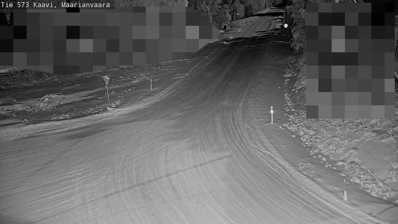 Weather Camera Image Road 573 Kaavi, Maarianvaara, Kaavi, Pohjois-Savo