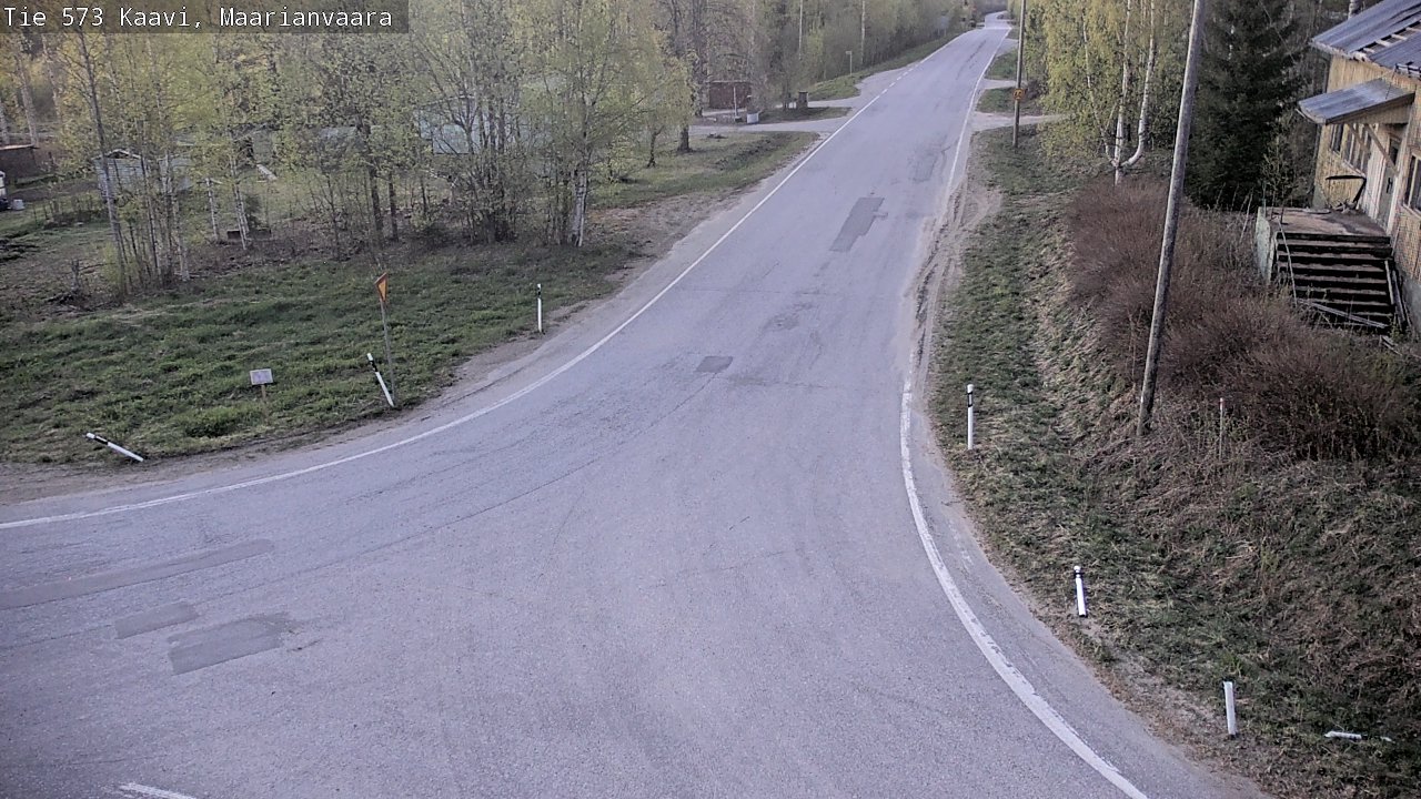 Weather Camera Image Väg 573 Kaavi, Maarianvaara, Kaavi, Pohjois-Savo
