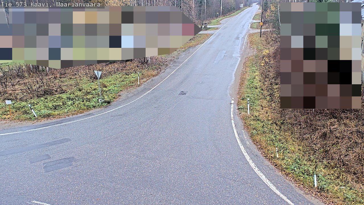 Weather Camera Image Väg 573 Kaavi, Maarianvaara, Kaavi, Pohjois-Savo