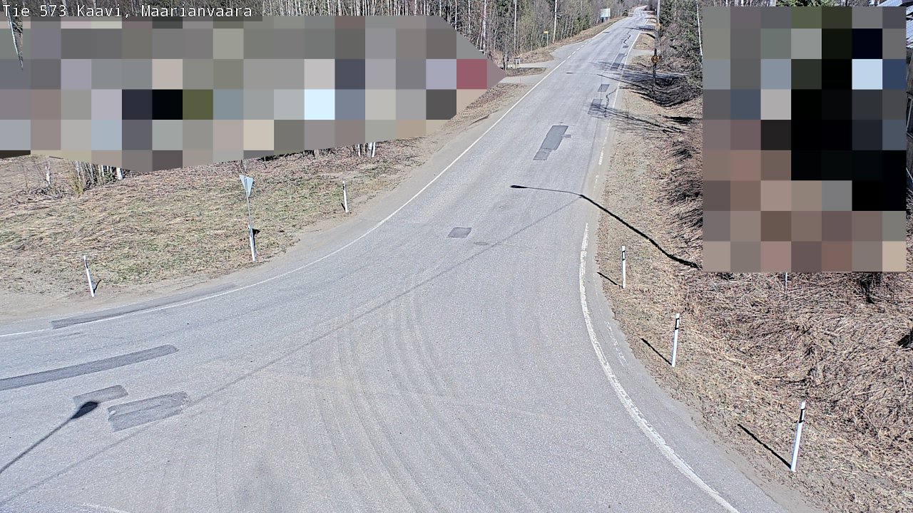 Weather Camera Image Väg 573 Kaavi, Maarianvaara, Kaavi, Pohjois-Savo