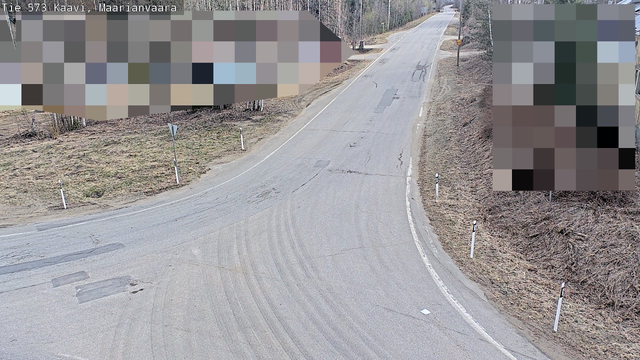 Weather Camera Image Väg 573 Kaavi, Maarianvaara, Kaavi, Pohjois-Savo