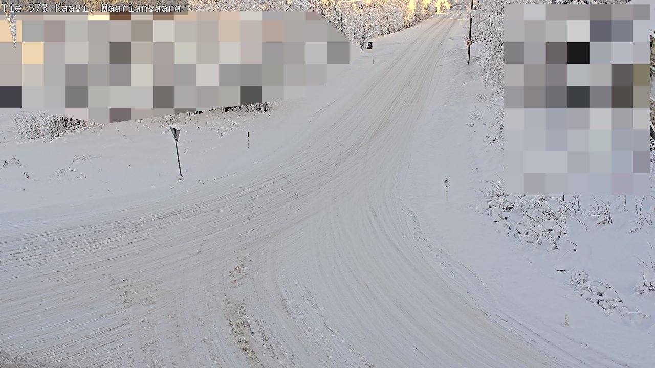 Weather Camera Image Road 573 Kaavi, Maarianvaara, Kaavi, Pohjois-Savo