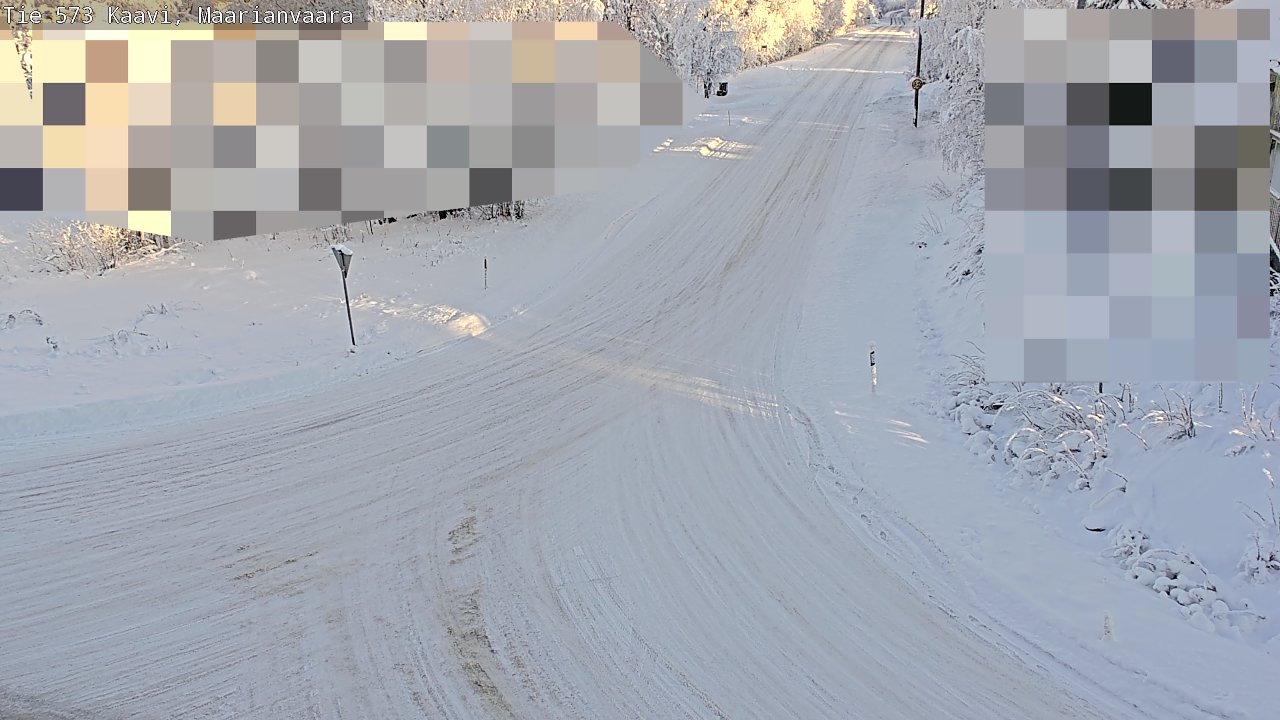 Weather Camera Image Road 573 Kaavi, Maarianvaara, Kaavi, Pohjois-Savo