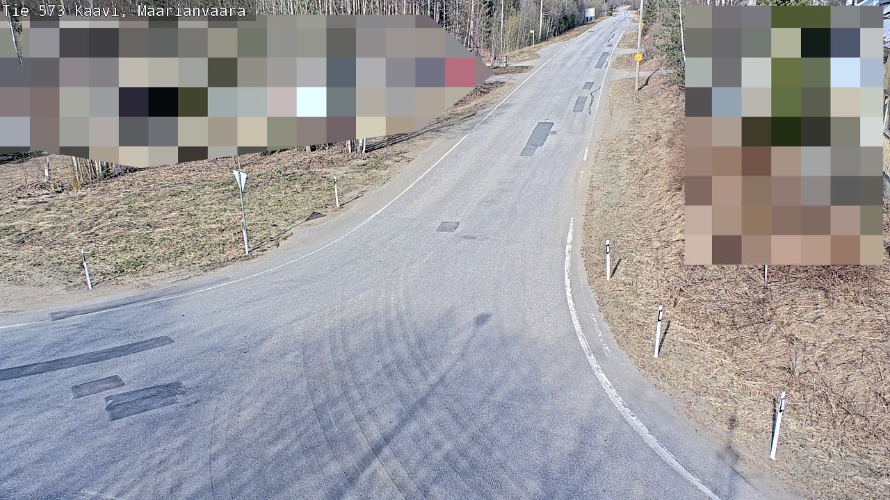 Weather Camera Image Väg 573 Kaavi, Maarianvaara, Kaavi, Pohjois-Savo