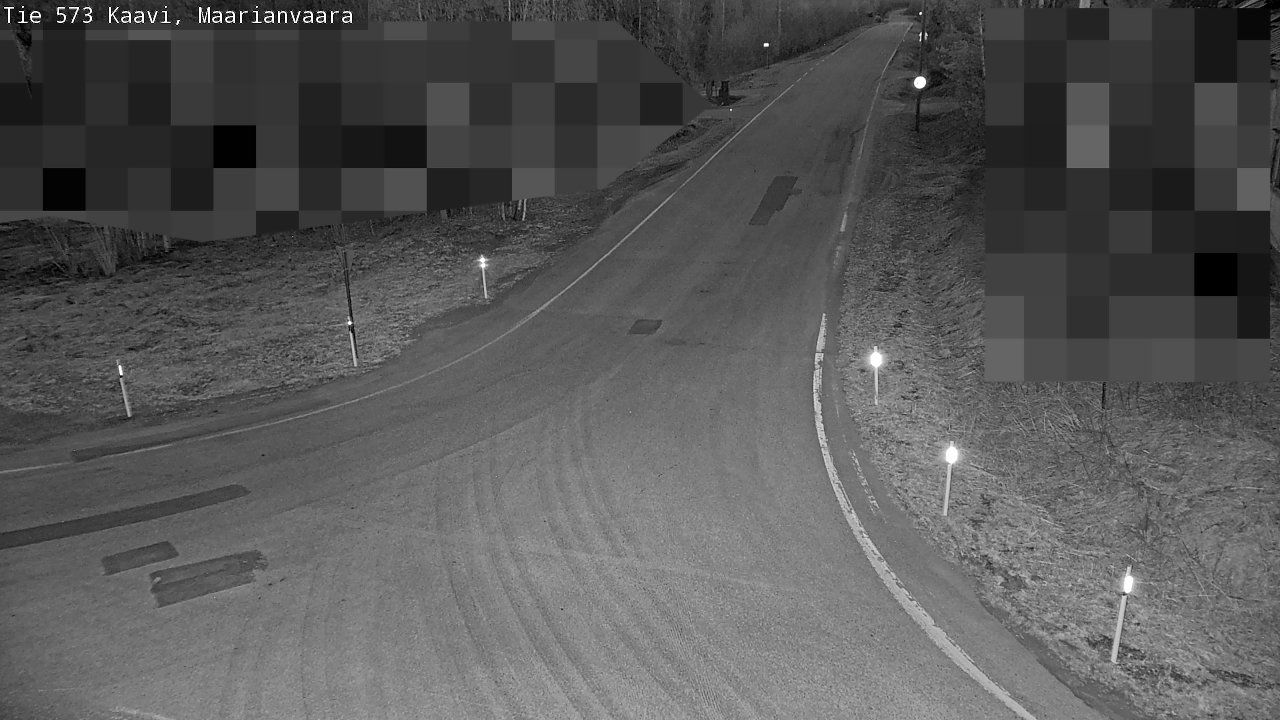 Weather Camera Image Väg 573 Kaavi, Maarianvaara, Kaavi, Pohjois-Savo